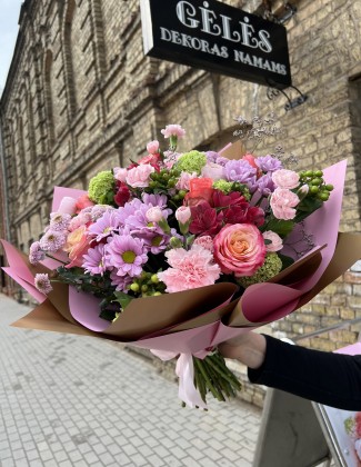 Gėlių puokštė ,,Elegancija"