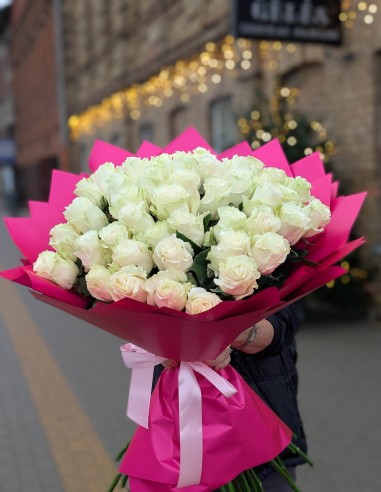 Baltos Rožės ,,Barbie White"
