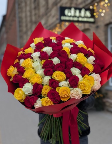 Rožių puokštė ,,SunCityRoses"