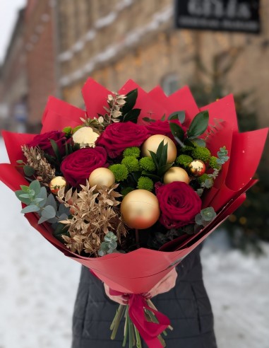 Gėlių puokštė ,,Lady in Red"